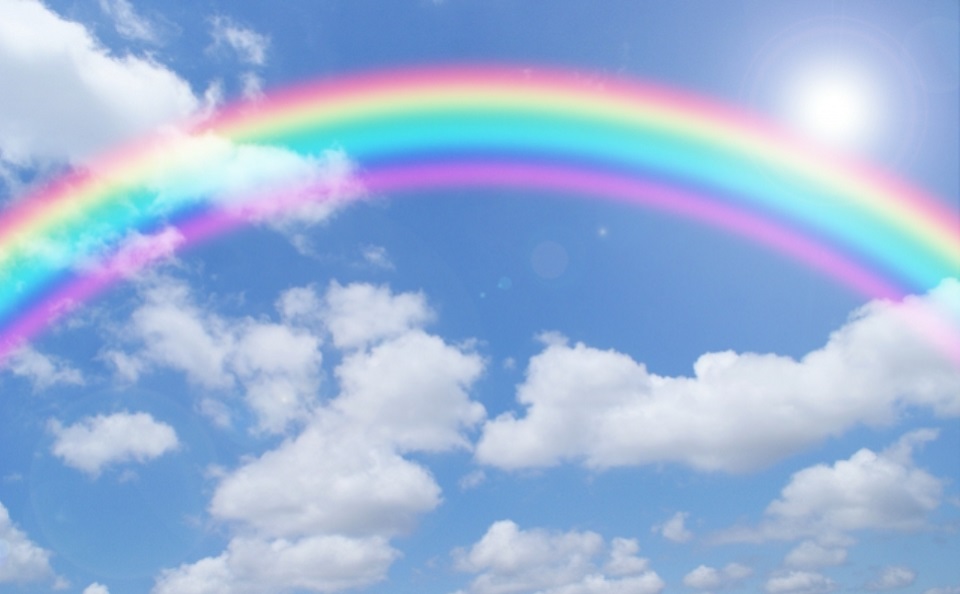 北堀江の健康と美容に特化したセレクトショップ「welala」（ウィララ）を想いを表す虹のイメージ