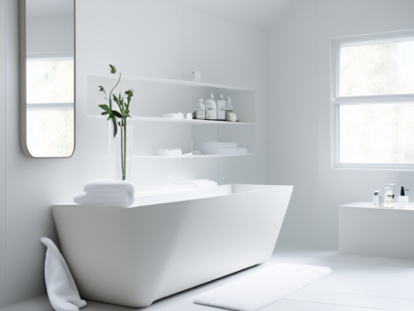 入浴剤と入浴料の違いを知ってCLAYD（クレイド）を使った入浴を楽しみにしている人の浴室のイメージ